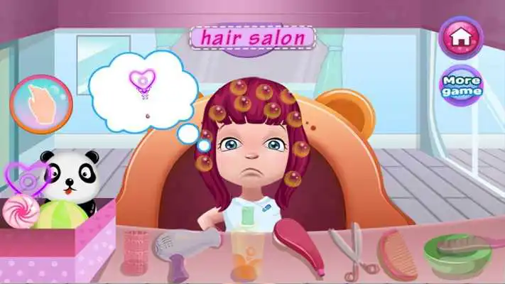 Play Hair salon of baby