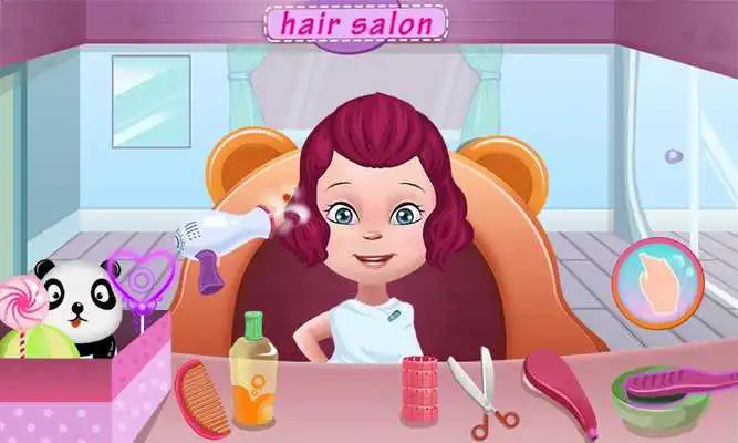 Play Hair salon of baby
