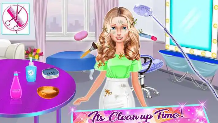 Play Hairs Curling Salon