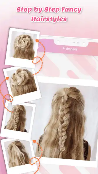 Play Hair Style App-Easy Hairstyles as an online game Hair Style App-Easy Hairstyles with UptoPlay