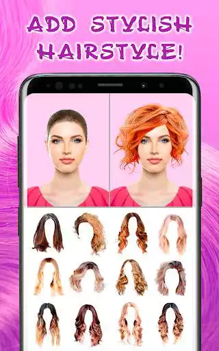 Play Hairstyles for your face  and enjoy Hairstyles for your face with UptoPlay
