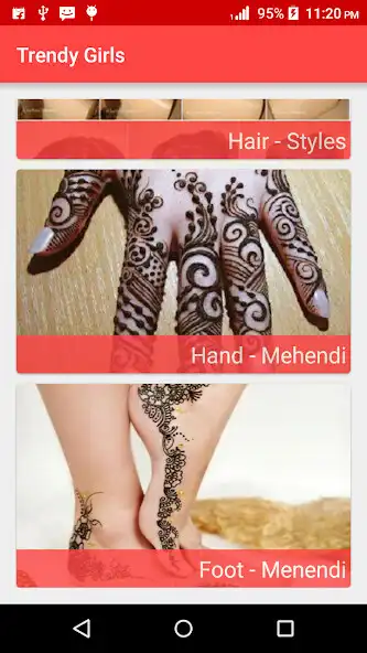 Play Hair styles,Nail Paint,Mehendi as an online game Hair styles,Nail Paint,Mehendi with UptoPlay