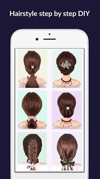 Play Hairstyles step by step easy, offline - DIY  and enjoy Hairstyles step by step easy, offline - DIY with UptoPlay