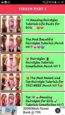 Play Hairstyle Video Tutorial 2019