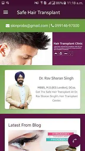 Play APK Hair Transplant Punjab  and enjoy Hair Transplant Punjab with UptoPlay com.hairtransplantpatiala.safehairtransplant