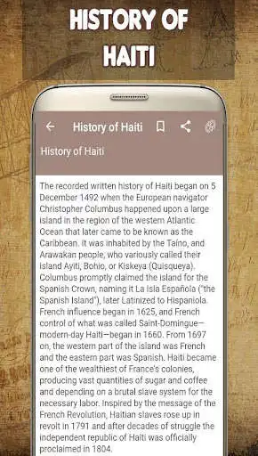 Play Haiti History  and enjoy Haiti History with UptoPlay