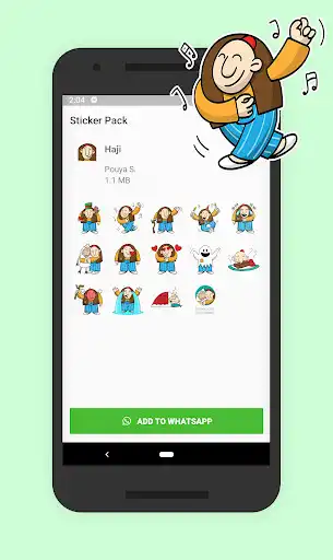 Play Haji - WAStickers as an online game Haji - WAStickers with UptoPlay