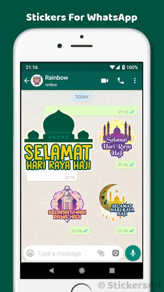 Play Hajj Greetings Stickers  and enjoy Hajj Greetings Stickers with UptoPlay