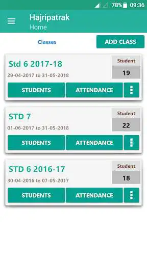 Play APK Hajripatrak - Attendance Tracker  and enjoy Hajripatrak - Attendance Tracker with UptoPlay com.ndsoftwares.hjrp_eng