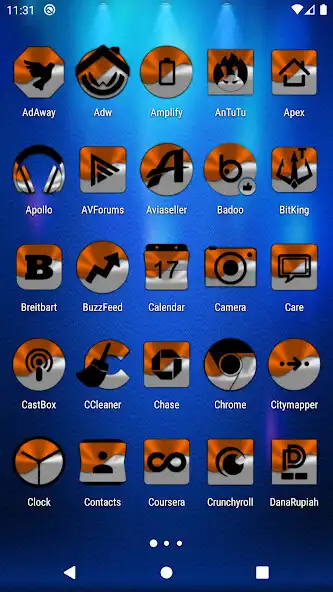 Play Half Light Orange Icon Pack as an online game Half Light Orange Icon Pack with UptoPlay