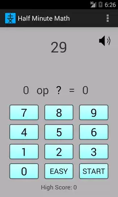 Play Half Minute Math Play Half Minute Math