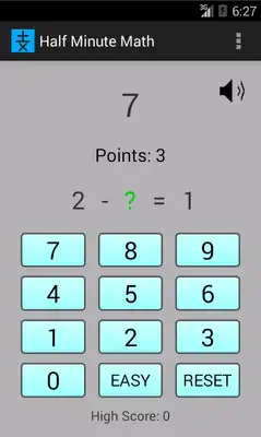 Play Half Minute Math Play Half Minute Math