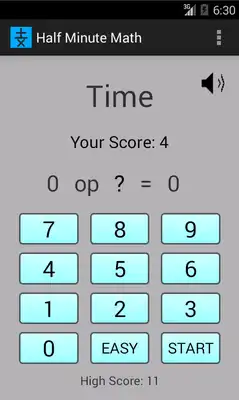 Play Half Minute Math Play Half Minute Math