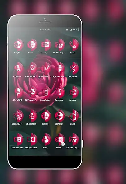 Play Half Pink Icons Pack as an online game Half Pink Icons Pack with UptoPlay