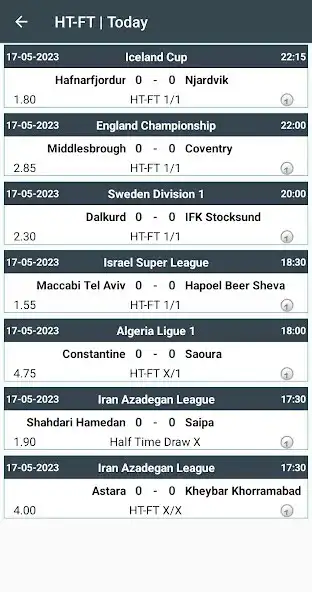 Play Half Time - Full Time Tips as an online game Half Time - Full Time Tips with UptoPlay