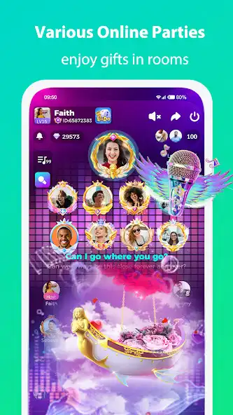 Play Halla - Group Voice Chat Rooms as an online game Halla - Group Voice Chat Rooms with UptoPlay