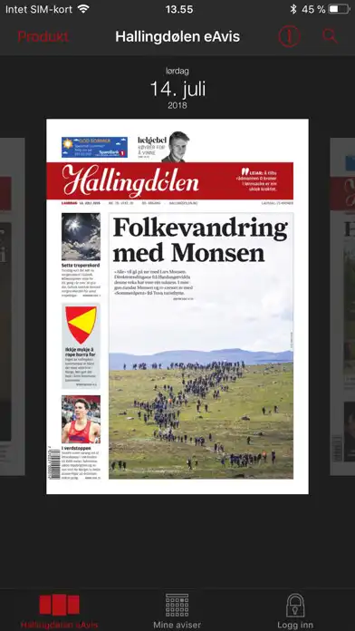 Play Hallingdølen eAvis  and enjoy Hallingdølen eAvis with UptoPlay