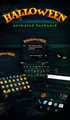 Play Halloween Animated Keyboard + Live Wallpaper  and enjoy Halloween Animated Keyboard + Live Wallpaper with UptoPlay