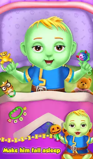 Play Halloween Baby Daycare Game as an online game Halloween Baby Daycare Game with UptoPlay