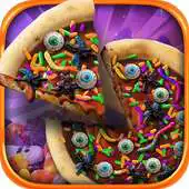 Free play online Halloween Candy Pizza Maker - Dessert Food Cooking APK
