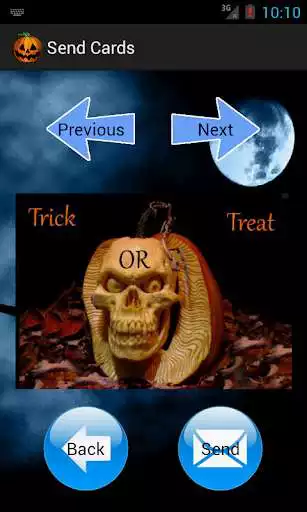 Play Halloween Cards  SMS as an online game Halloween Cards  SMS with UptoPlay