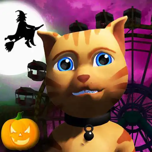 Play Halloween Cat Theme Park 3D APK Play Halloween Cat Theme Park 3D APK