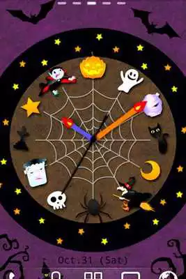 Play Halloween Clock LWP Trial