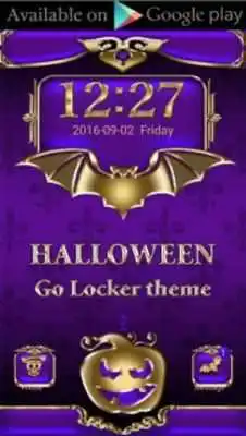 Play Halloween Clock Widget