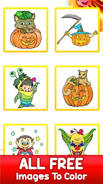 Play Halloween Color by Number: Kids Learning Book Page  and enjoy Halloween Color by Number: Kids Learning Book Page with UptoPlay