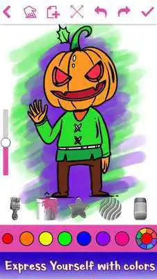 Play Halloween Coloring Book - Monsters Coloring Pages