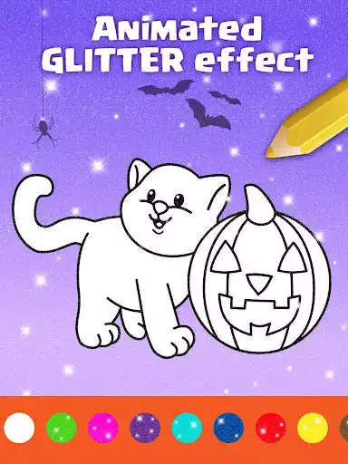 Play Halloween Coloring Book as an online game Halloween Coloring Book with UptoPlay