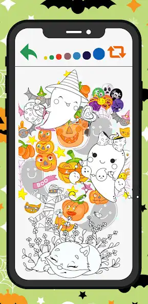 Play Halloween Coloring for fun  and enjoy Halloween Coloring for fun with UptoPlay