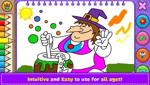 Play Halloween - Coloring  Games as an online game Halloween - Coloring  Games with UptoPlay