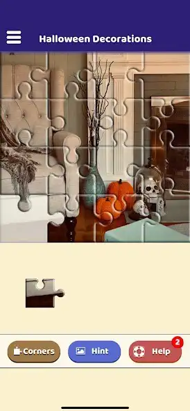 Play Halloween Decorations Puzzle as an online game Halloween Decorations Puzzle with UptoPlay