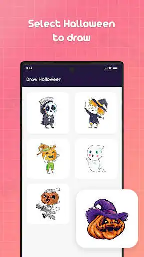 Play Halloween Draw Step by Step as an online game Halloween Draw Step by Step with UptoPlay
