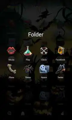 Play Halloween Dynamic Go Launcher Theme