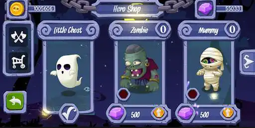 Play Halloween ghost: Help the monster survive as an online game Halloween ghost: Help the monster survive with UptoPlay