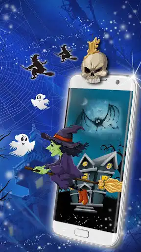 Play Halloween Greeting Cards Maker as an online game Halloween Greeting Cards Maker with UptoPlay