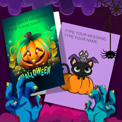 Play Halloween Greetings Cards Maker APK