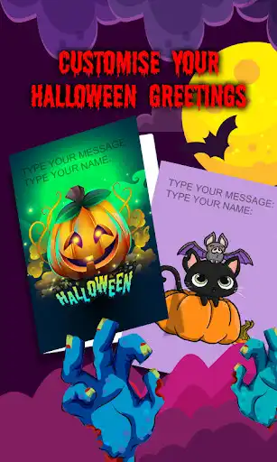 Play Halloween Greetings Cards Maker  and enjoy Halloween Greetings Cards Maker with UptoPlay