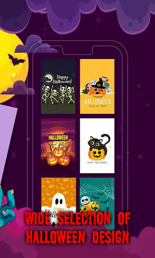 Play Halloween Greetings Cards Maker as an online game Halloween Greetings Cards Maker with UptoPlay