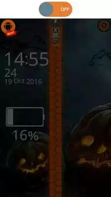 Play Halloween Lock Screen Zipper