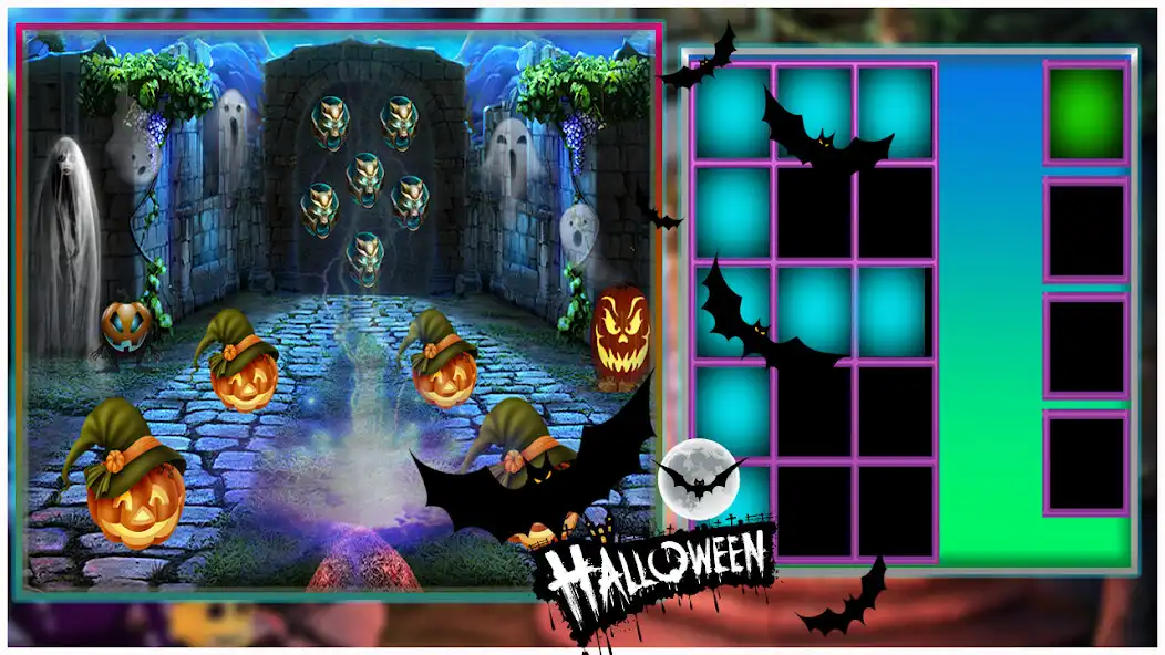 Play Halloween Magic Cat Escape as an online game Halloween Magic Cat Escape with UptoPlay