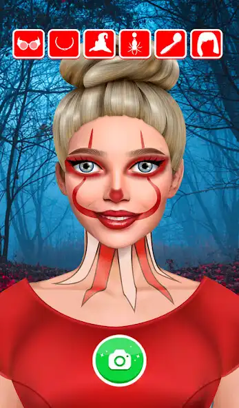 Play Halloween Makeup Beauty Shop as an online game Halloween Makeup Beauty Shop with UptoPlay