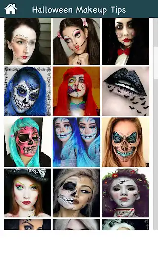 Play Halloween Makeup Ideas as an online game Halloween Makeup Ideas with UptoPlay