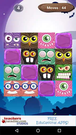 Play Halloween Memory Game for Kids as an online game Halloween Memory Game for Kids with UptoPlay