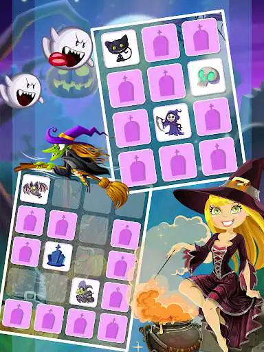Play Halloween Memory Game as an online game Halloween Memory Game with UptoPlay