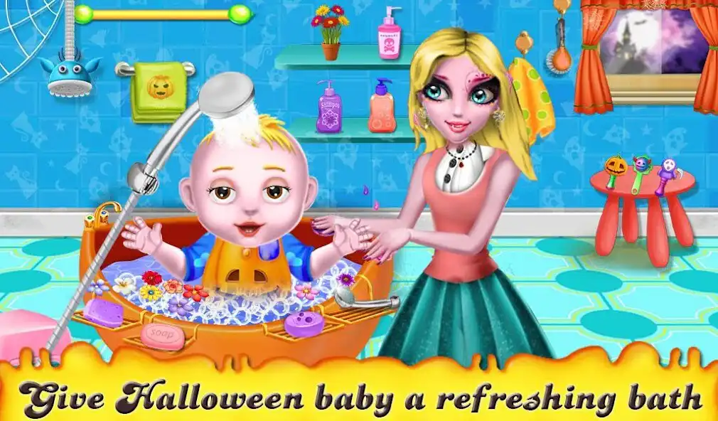 Play Halloween Mommy Daycare Games  and enjoy Halloween Mommy Daycare Games with UptoPlay