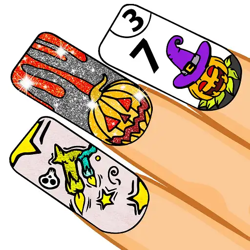 Play Halloween Nails Color by Number - Glitter + Polish APK Play Halloween Nails Color by Number - Glitter + Polish APK
