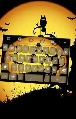 Play Halloween Night Keyboard Theme : Keyboard Emoji